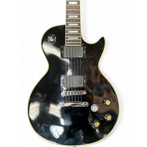 Used Epiphone Les Paul Custom Black Solid Body Electric Guitar