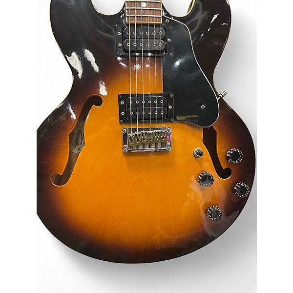 Used Washburn HB35 Tobacco Burst Hollow Body Electric Guitar