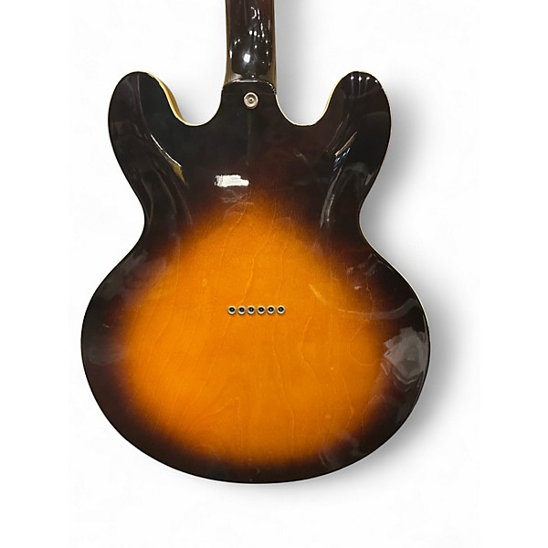 Used Washburn HB35 Tobacco Burst Hollow Body Electric Guitar