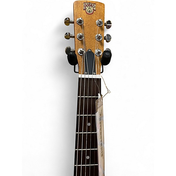 Used Dobro Hound Dog Deluxe Round Neck Natural Resonator Guitar