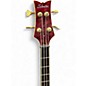 Used Schecter Guitar Research DIAMOND SERIES ELITE 4 TRASNPARENT RED Electric Bass Guitar