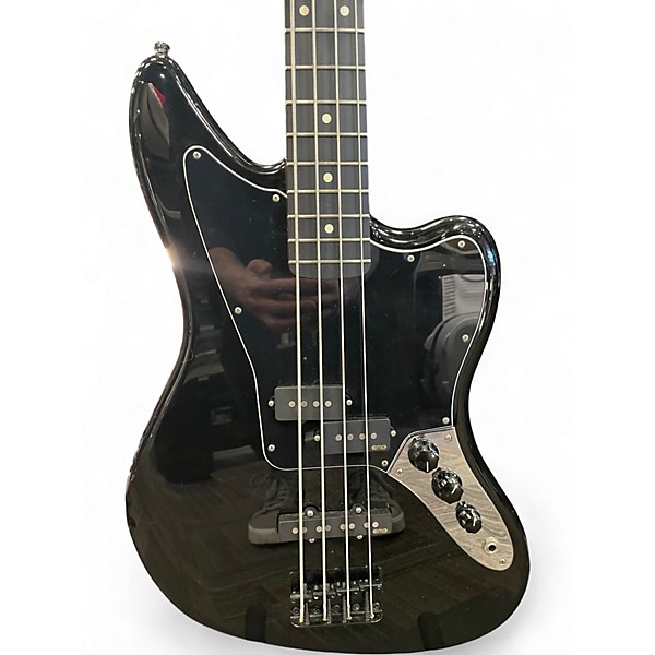 Used Fender LIMITED EDITION JAGUAR BASS Black Electric Bass Guitar