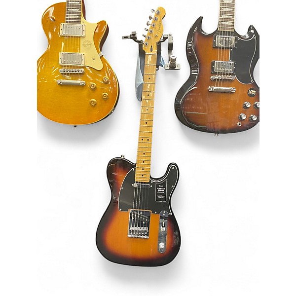 Used Fender Player II Telecaster 2 Tone Sunburst Solid Body Electric Guitar