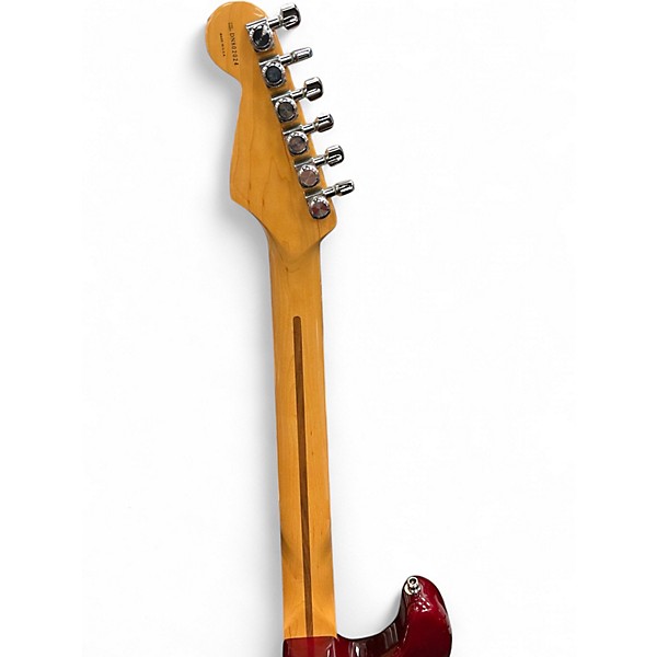 Used Fender American Deluxe Stratocaster red Solid Body Electric Guitar