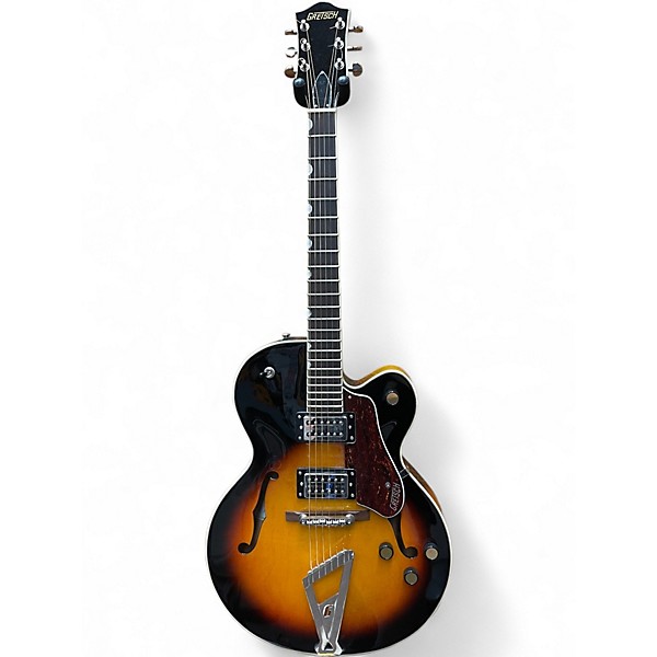 Used Gretsch G2420 3 Tone Burst Hollow Body Electric Guitar