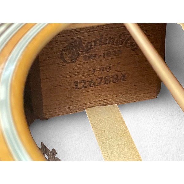 Used Martin J40 Natural Acoustic Guitar