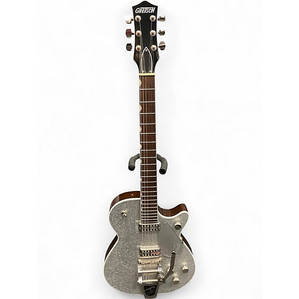 Used Gretsch Guitars G6129T-1957 1957 Reissue Silver Jet Bigsby Silver Sparkle Solid Body Electric Guitar