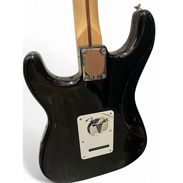Used 2006 Fender Standard Stratocaster Black Solid Body Electric Guitar