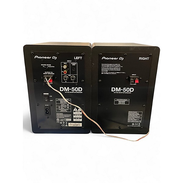 Used Pioneer DJ DM50D (PAIR) Powered Monitor