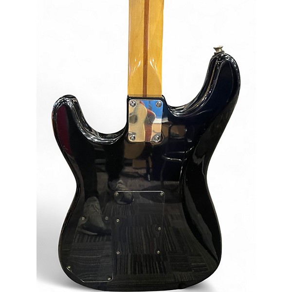 Used Squier KOREAN STRAT Black Solid Body Electric Guitar