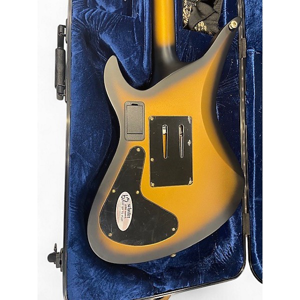 Used Schecter Guitar Research Synyster Gates Signature Custom S Gold Solid Body Electric Guitar