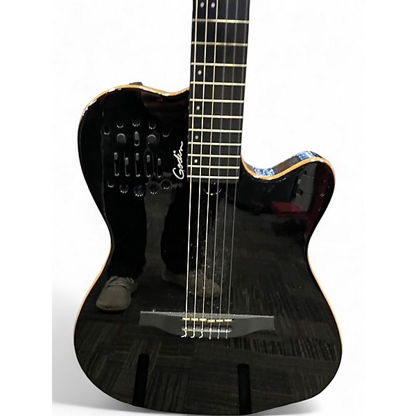 Used Godin ACS Multiac Black Acoustic Electric Guitar