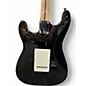 Used Starcaster by Fender Stratocaster Black Solid Body Electric Guitar