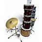 Used Gretsch Drums 5 Piece Blackhawk Red Drum Kit thumbnail