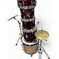 Used Gretsch Drums 5 Piece Blackhawk Red Drum Kit