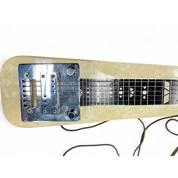 Vintage 1950s Supro COMET Pearl White Lap Steel