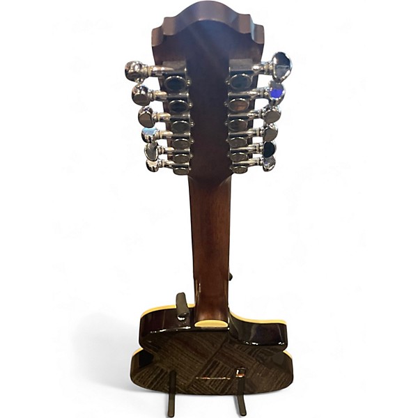 Used Crafter Guitars SAT-12L Sunburst Hollow Body Electric Guitar