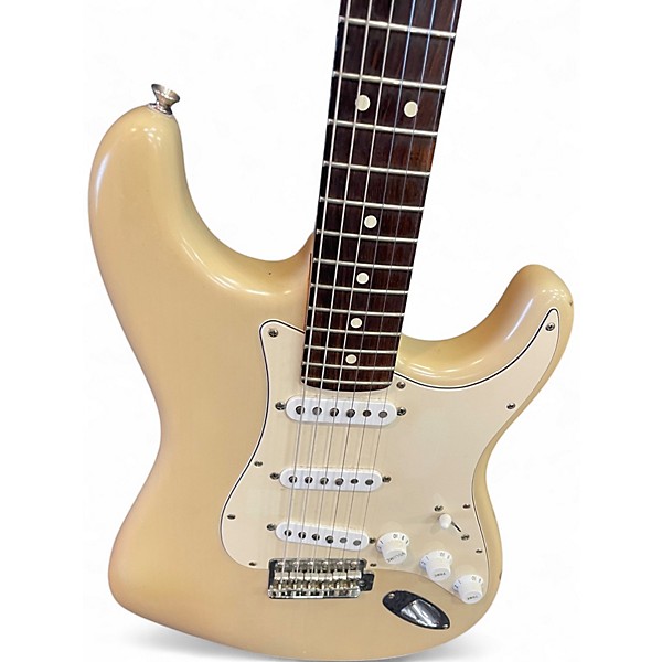 Used Fender Standard Stratocaster Honey Blonde Solid Body Electric Guitar