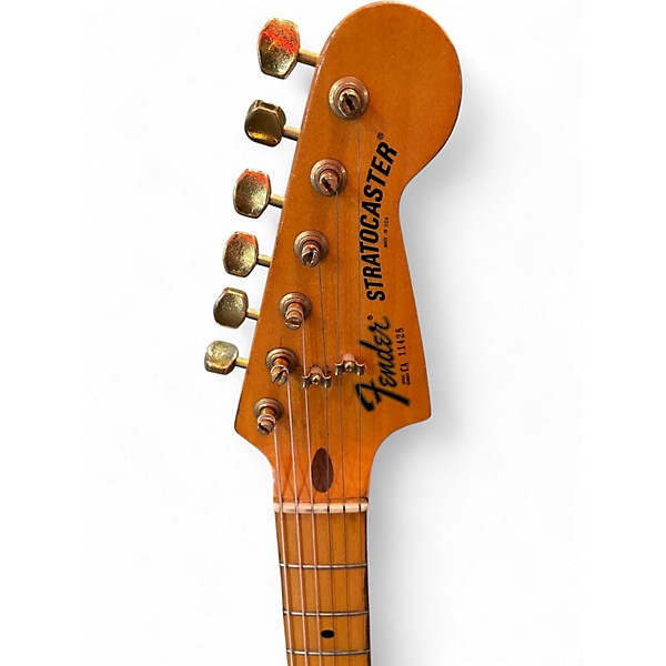 Vintage 1981 Fender Smith Gold Stratocaster pots=137-81xx play wear Gold Solid Body Electric Guitar