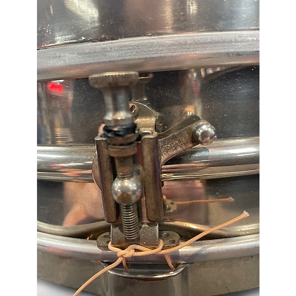 Vintage 1920s Ludwig 14in Vintage Snare Nickel on Brass Drum