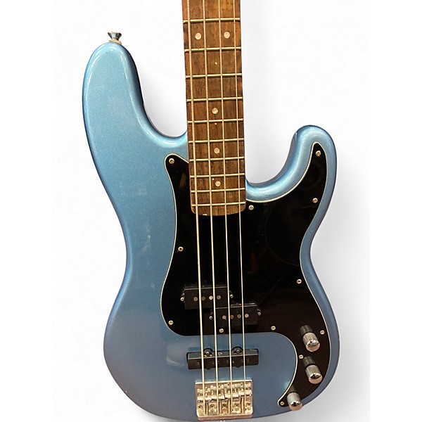 Used Squier Vintage Modified Precision Bass Lake Placid Blue Electric Bass Guitar