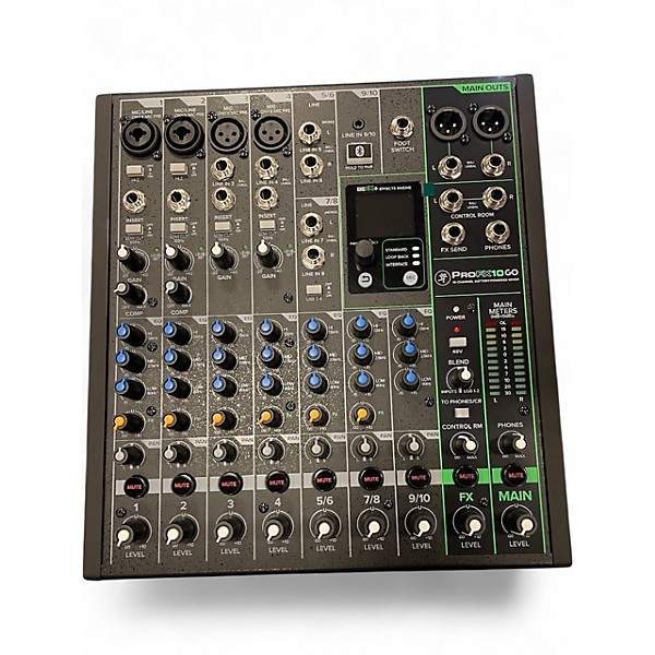 Used Mackie PROFX10 GO Unpowered Mixer