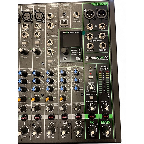 Used Mackie PROFX10 GO Unpowered Mixer