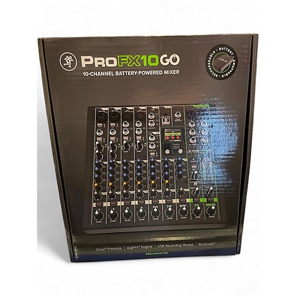 Used Mackie PROFX10 GO Unpowered Mixer