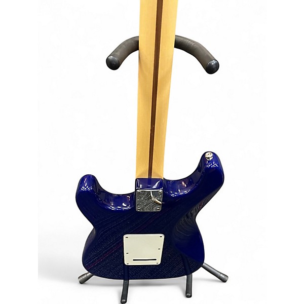 Vintage 1990s Fender STRATOCASTER PLUS BLUE Solid Body Electric Guitar