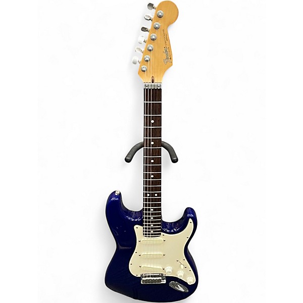 Vintage 1990s Fender STRATOCASTER PLUS BLUE Solid Body Electric Guitar