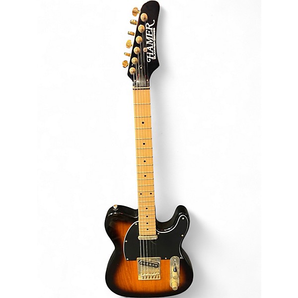 Used Hamer Slammer Series 2 Color Sunburst Solid Body Electric Guitar