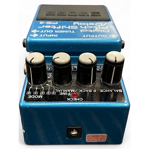 Used BOSS PS2 Digital Pitch Shifter Effect Pedal