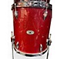 Used Premier 3 Piece 3 Piece red sparkle Drum Kit
