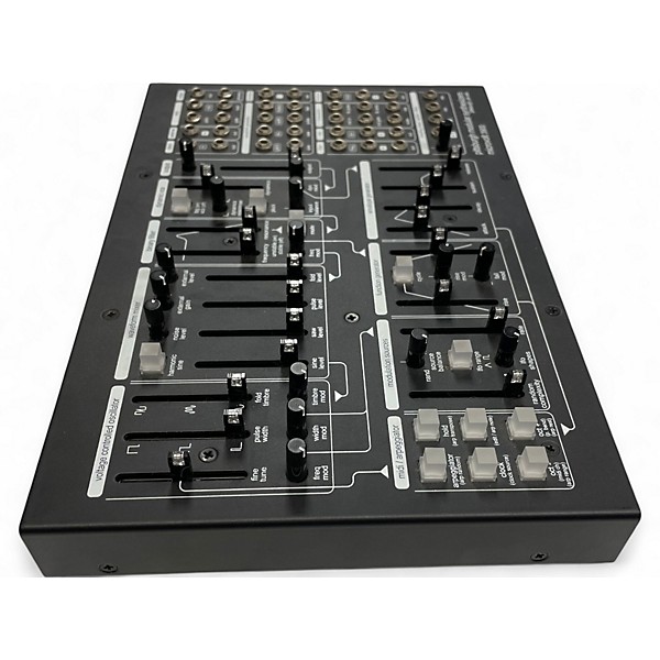 Used Pittsburgh Modular Synthesizers Microvolt 3900 Semi-Modular Monophonic Analog Synthesizer 20 Synthesizer