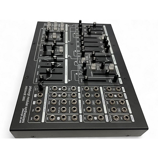 Used Pittsburgh Modular Synthesizers Microvolt 3900 Semi-Modular Monophonic Analog Synthesizer 20 Synthesizer