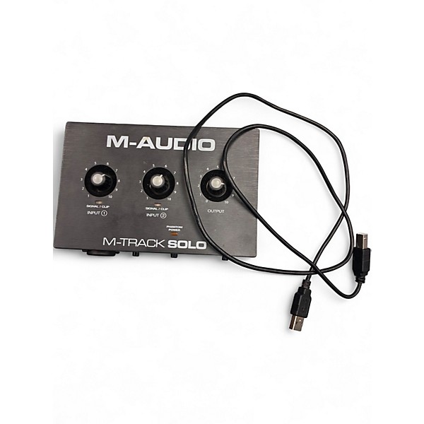 Used M-Audio M TRACK SOLO Audio Interface