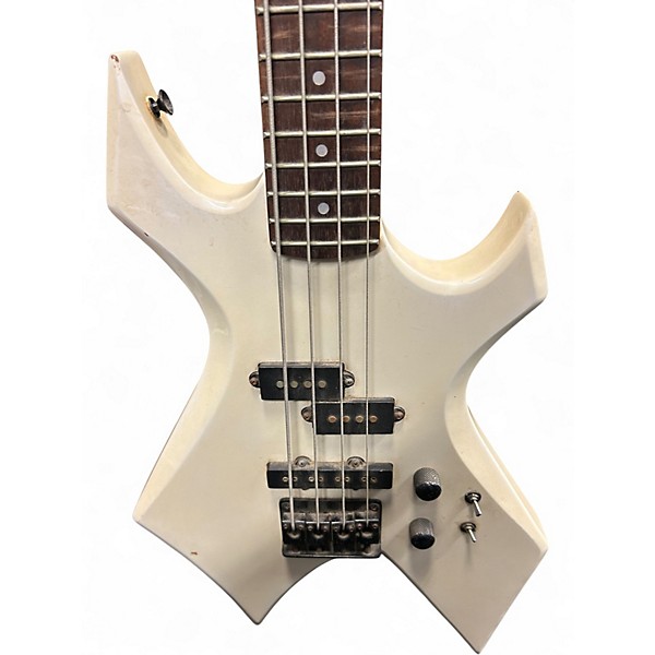 Used Hondo series 887 white Electric Bass Guitar