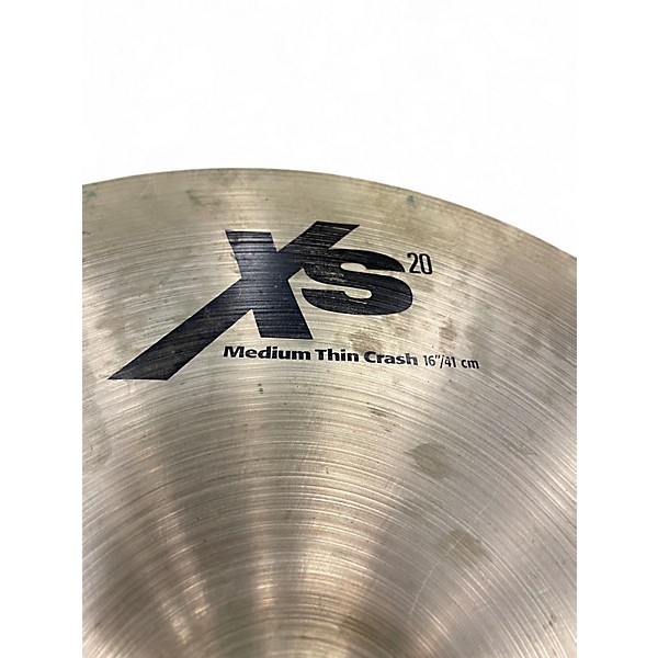 Used SABIAN 16in XS20 Medium Thin Crash Cymbal