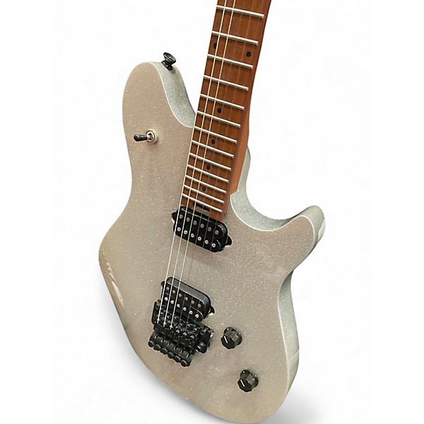 Used EVH Wolfgang Standard Silver Sparkle Solid Body Electric Guitar