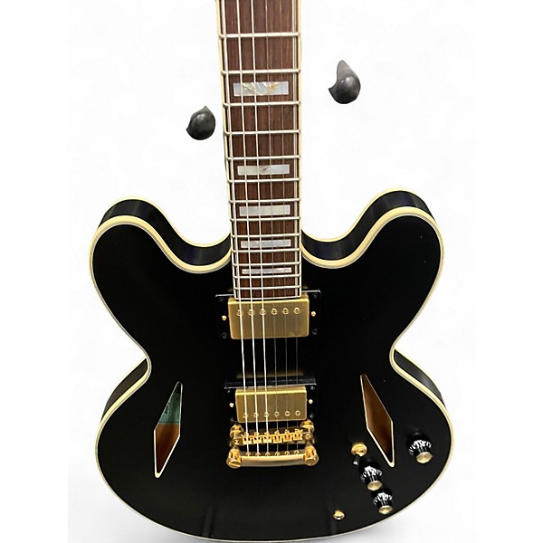 Used Epiphone Emily Wolfe Sheraton Black Hollow Body Electric Guitar