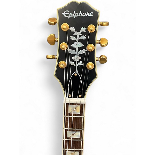 Used Epiphone Emily Wolfe Sheraton Black Hollow Body Electric Guitar