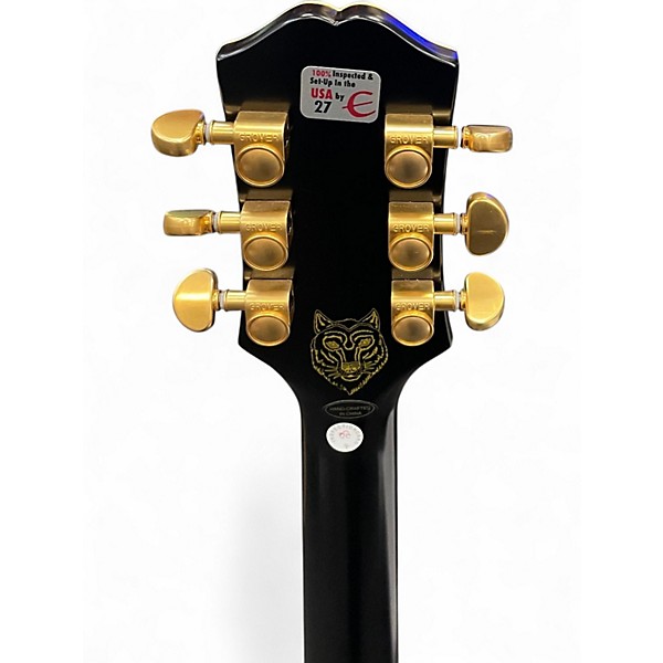 Used Epiphone Emily Wolfe Sheraton Black Hollow Body Electric Guitar