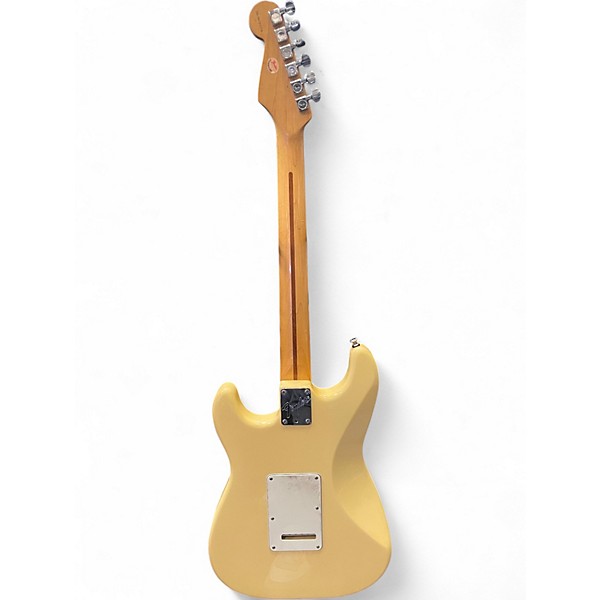 Used 1996 Fender American Standard Stratocaster Vintage White Solid Body Electric Guitar