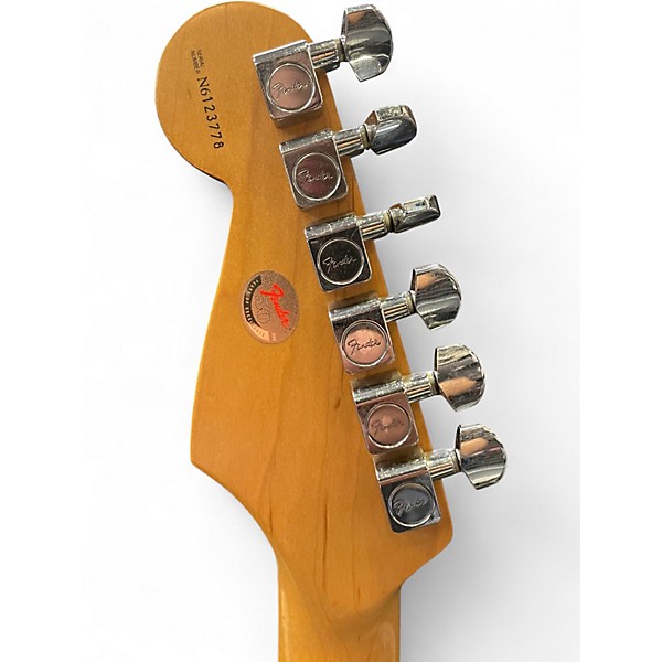 Used 1996 Fender American Standard Stratocaster Vintage White Solid Body Electric Guitar