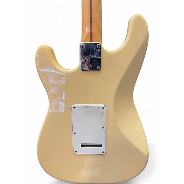 Used 1996 Fender American Standard Stratocaster Vintage White Solid Body Electric Guitar