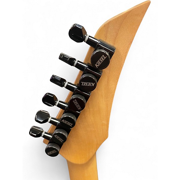 Used Kiesel Jason Becker JB200 Custom Black Magic Splatter Solid Body Electric Guitar