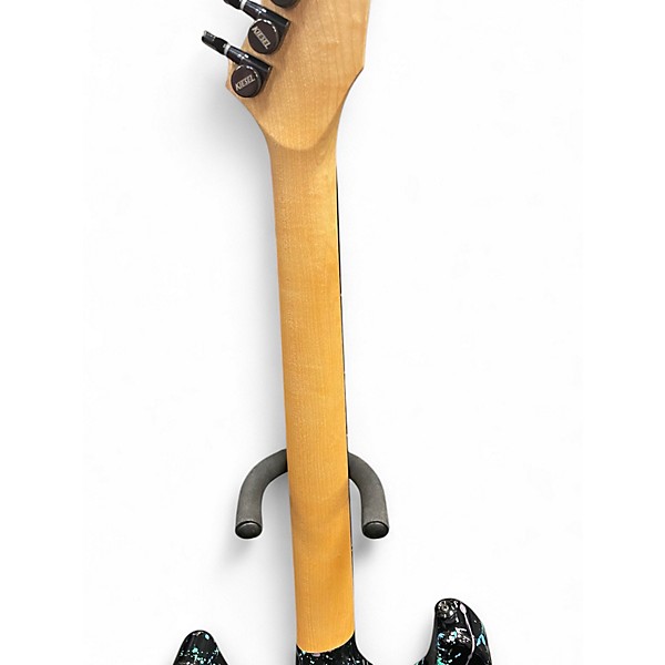 Used Kiesel Jason Becker JB200 Custom Black Magic Splatter Solid Body Electric Guitar