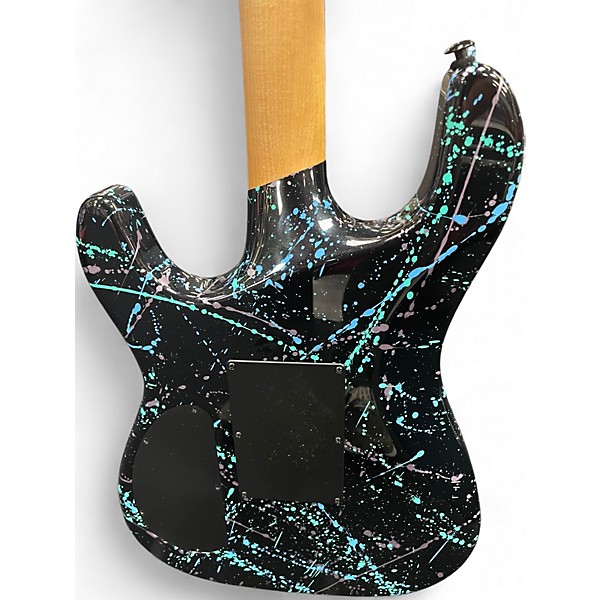 Used Kiesel Jason Becker JB200 Custom Black Magic Splatter Solid Body Electric Guitar
