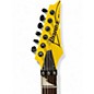 Used Ibanez RG450EXB Black and Yellow Solid Body Electric Guitar