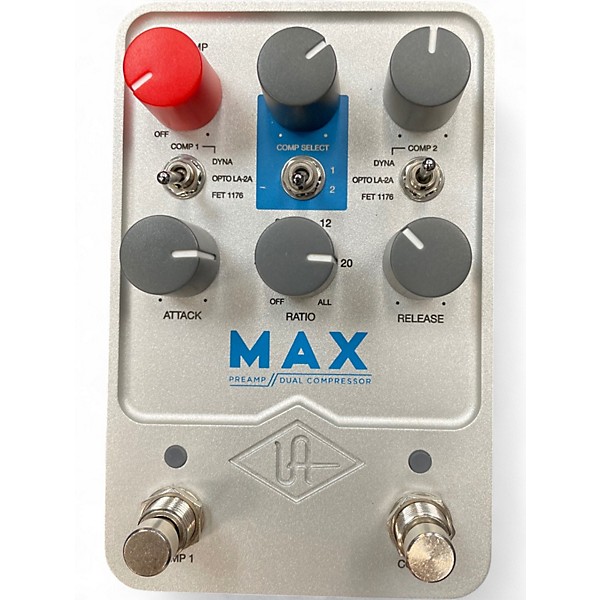 Used Universal Audio UAFX MAX Preamp and Dual Compressor Effect Pedal